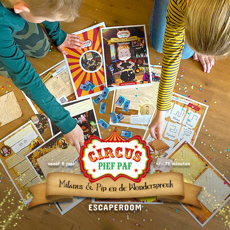 stoeprand fantoom Afhaalmaaltijd Waan je als een echte Harry Potter in het nieuwste escaperoom spel voor  kinderen van Circus Pief Paf • Escape Rooms Nederland