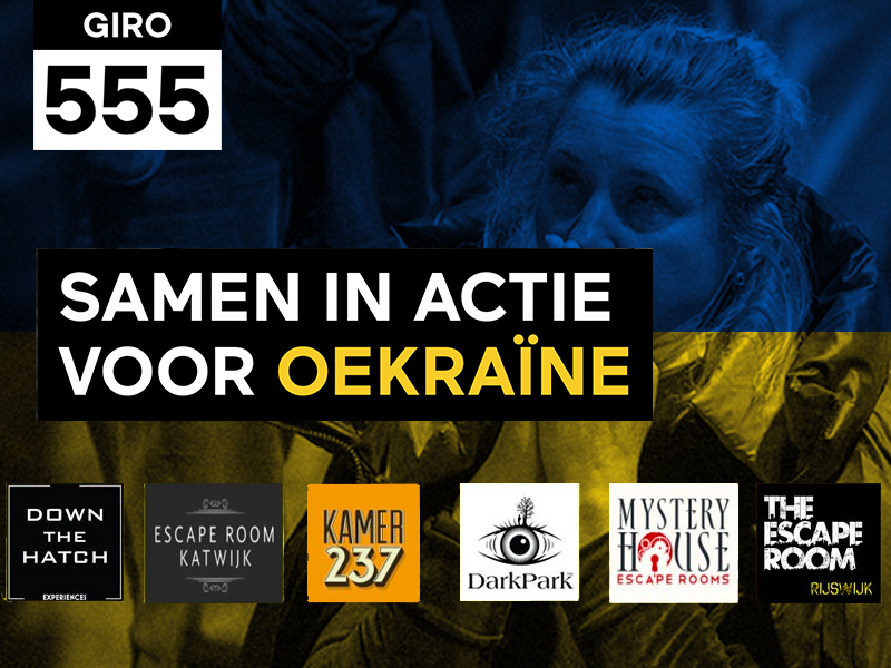 Verkeerd Recreatie onwetendheid Escaperooms steunen Giro 555 • Escape Rooms Nederland